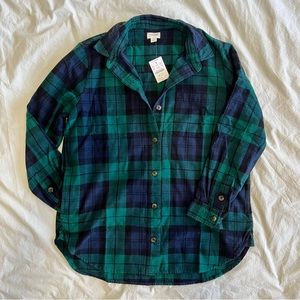 NWT J. Crew Factory Flannel Shirt-Jacket SP